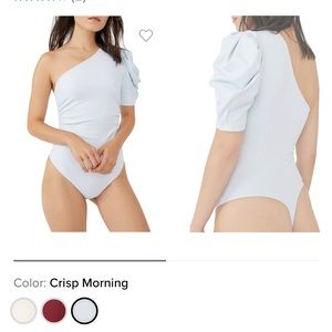 Free people one shoulder body suit